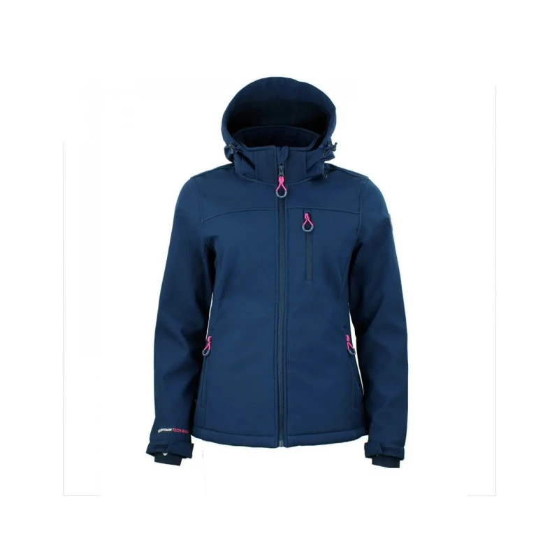 Image of Womens jacket Peak Mountain Softshell Aclaudioffb Bleu Female M