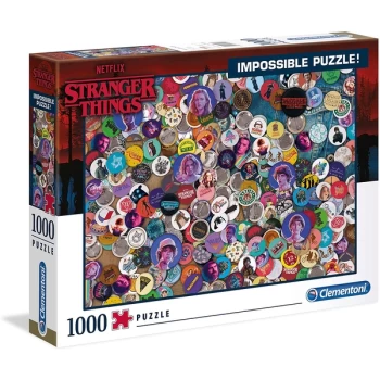 Image of Clementoni Stranger Things Impossible Jigsaw Puzzle - 1000 Pieces