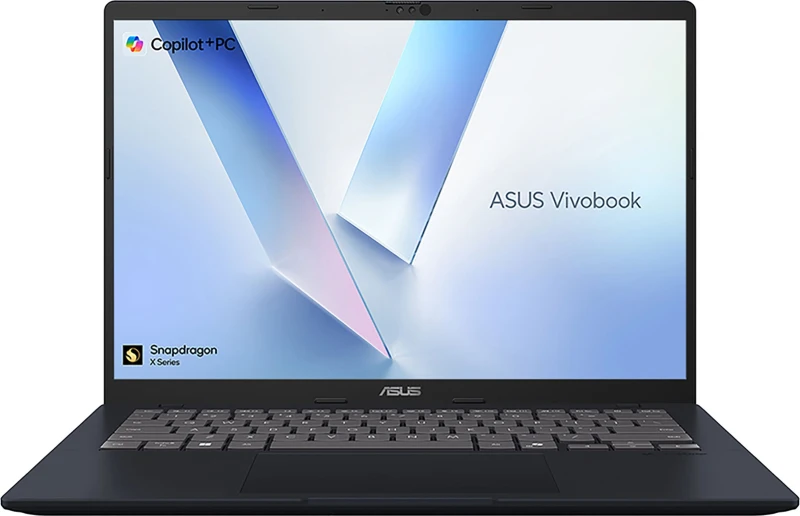 Image of ASUS Vivobook 16 16" Copilot+ Laptop - Qualcomm Snapdragon , 512GB SSD, 16GB RAM - Blue