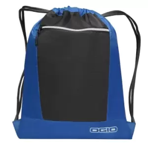 Image of Ogio Endurance Pulse Drawstring Pack Bag (Pack Of 2) (One Size) (Cobalt Blue/ Black)