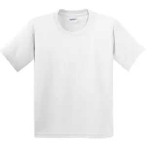 Image of Gildan Childrens Unisex Soft Style T-Shirt (S) (White)