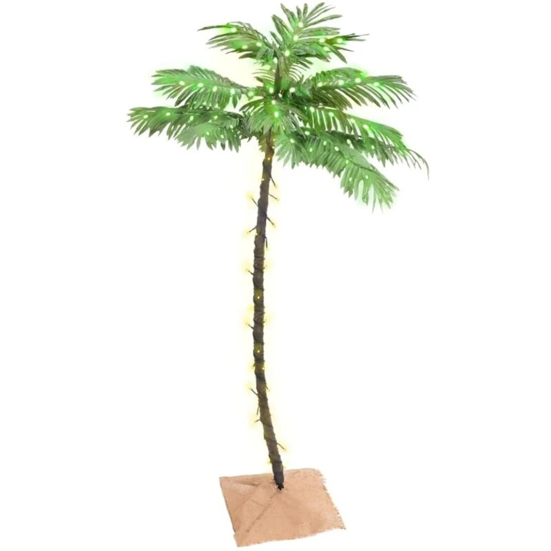 Image of VIDAXL Vidaxl - LED Palm Tree Warm White 88 LEDs 150cm 8720287138716
