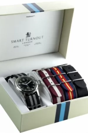 Image of Mens Smart Turnout Watch STJ/52/003/BK/W-SET