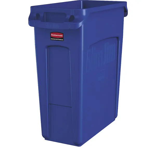 Image of Rubbermaid capacity 60 l, with ventilation ducts, capacity 60 l, with ventilation ducts, blue