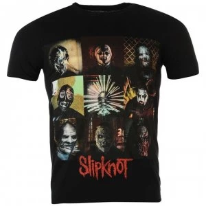 Image of Official Slipknot T Shirt - Blocks