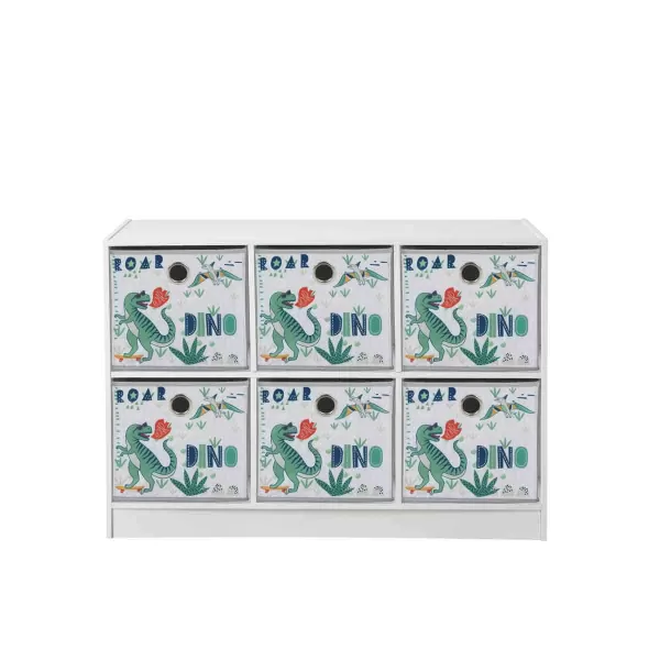 Image of Lloyd Pascal 6 Cube With 6 Dino Storage Boxes