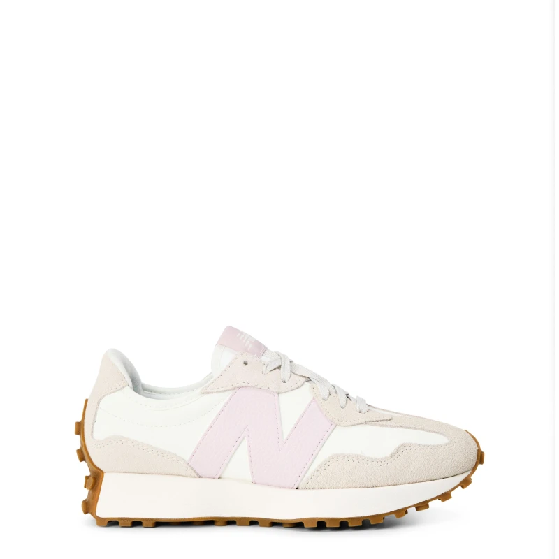 Image of New Balance 327 White/Pink female 6 (39)