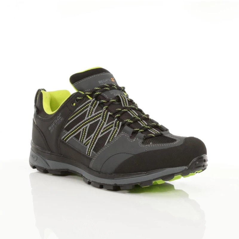 Image of Regatta Samaris Low Ii Waterproof & Breathable Walking Sh Hiking Shoes Mens - Black 6