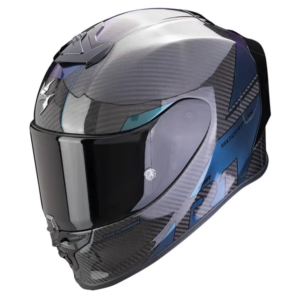 Image of Scorpion EXO-R1 Evo Carbon Air Rally Black-Chameleon Full Face Helmet XL