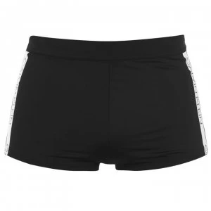 Image of Calvin Klein Solid Performance Swimming Trunks - Black 001