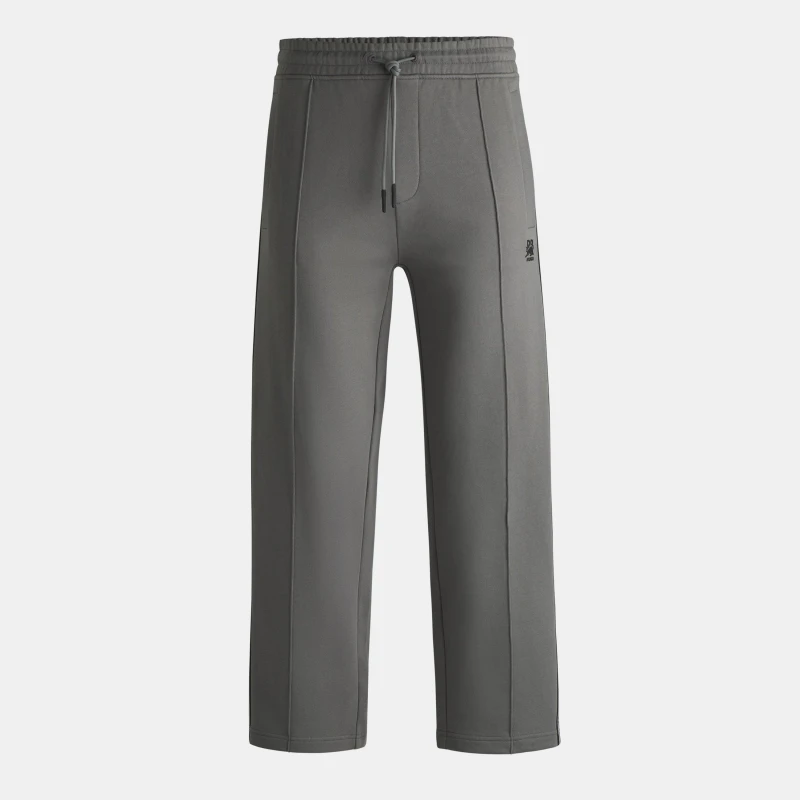 Image of Hugo Logo Tape Tracksuit Bottoms Grey 069 male S