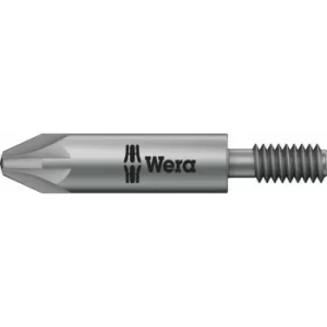 Image of Wera 855/11 M4 Threaded Drive Extra Tough Pozi Screwdriver Bits PZ2 33mm Pack of 1