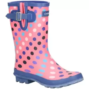 Image of Cotswold Womens Paxford Mid Height Printed Wellington Boots UK Size 8 (EU 41)