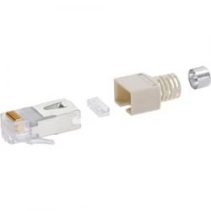 Image of BEL Stewart Connectors CE6323 CE6323 RJ45 Plug Connector CAT 5e SS37 RJ45 Plug straight Grey