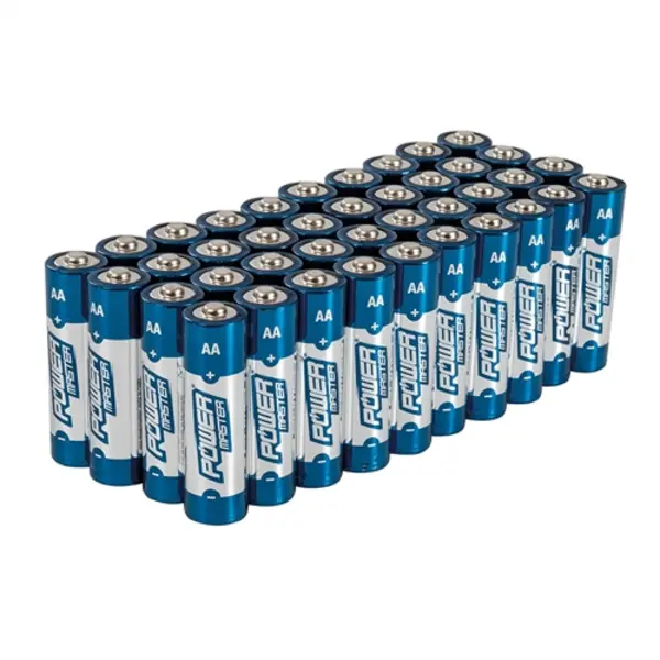 Image of Powermaster AA Super Alkaline Battery LR6 40pk - 40pk 827540
