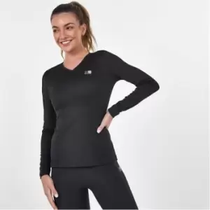 Image of Karrimor Longsleeve Runnng T Shirt Ladies - Black