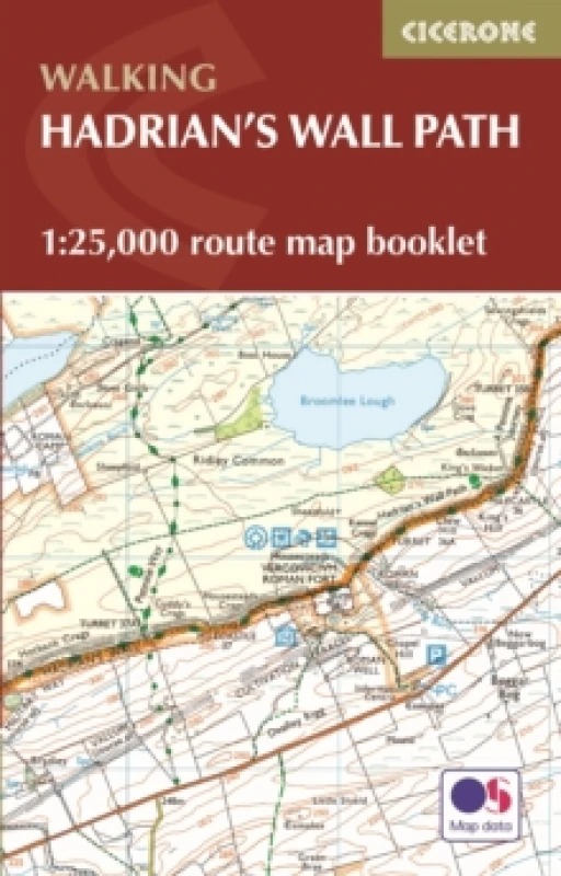 Image of Hadrian's Wall Path Map Booklet : 1:25,000 OS Route Mapping Paperback / softback