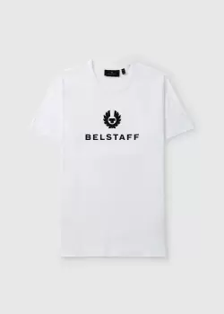 Image of Belstaff Mens Signature T-Shirt In White