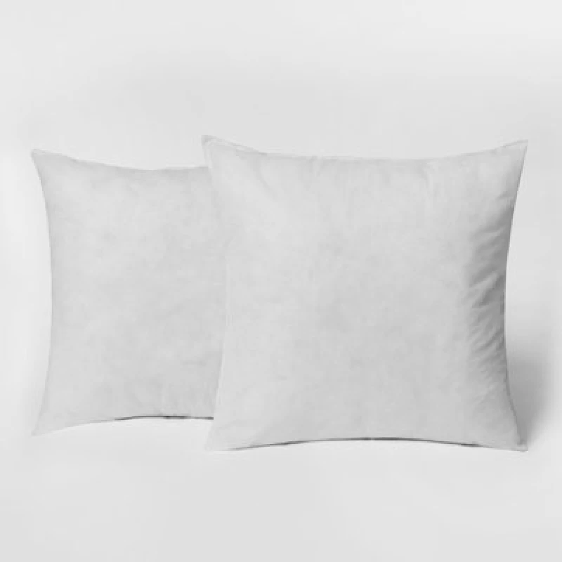 Image of OHS OHS 2 x Pack of Cushion Fillers Pads in White Size: 45cm x 45cm White 45cm x 45cm Unisex 5027434162048