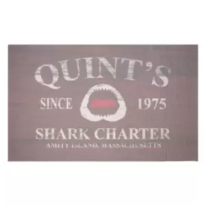 Image of Decorsome x Jaws Quints Shark Charter Woven Rug - Small