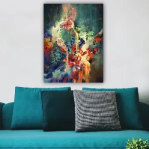 Image of 300140801_70100 Multicolor Decorative Canvas Painting