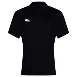 Image of Canterbury Mens Club Dry Polo Shirt (M) (Black)