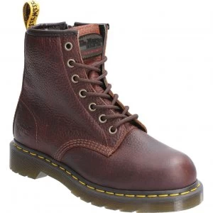 Image of Dr Martens Maple Zip Safety Boot Teak Size 3