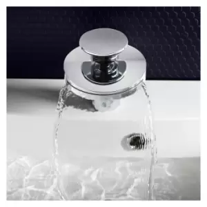 Image of Crosswater - Water Circle Monobloc Basin Mixer Tap - Chrome - WO110DNC