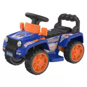 Image of Evo 6V Kids Electric Ride On Blue Zoom 4X4 Truck