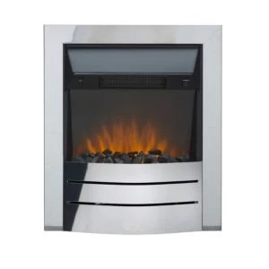 Image of Sirocco Ignite Chrome effect Electric fire