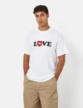 Image of Carhartt-WIP Love T-Shirt (Organic) - White