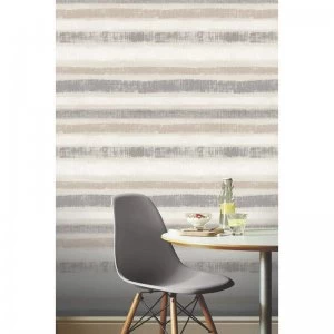 Image of Painted Stripe Wallpaper