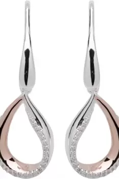 Image of Ladies Unique & Co Sterling Silver Earrings ME-684