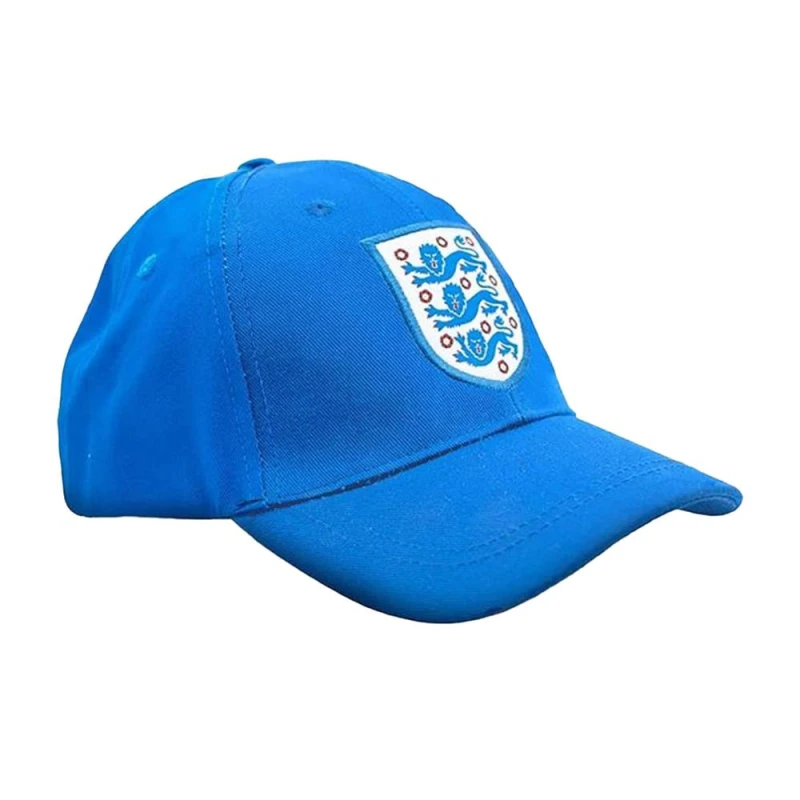 Image of England FA Mens Logo Cotton Baseball Cap in Blue Blue Male One Size