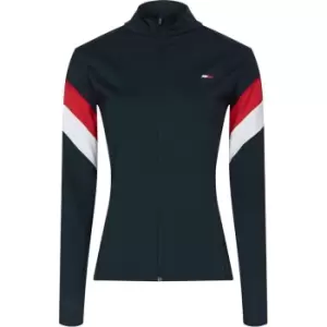 Image of Tommy Sport Slim Full Zip Color Block Top Ls - Blue