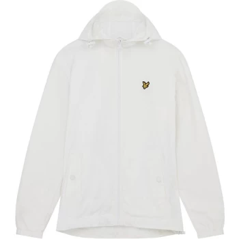 Image of Lyle and Scott Lyle Full Zip Hooded Jacket - White
