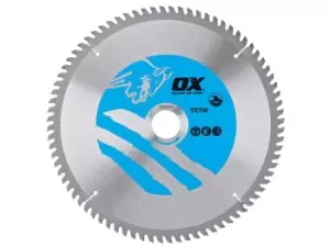 Image of OX Tools OX-TCTW-2353080 OX Wood Cutting Circular Saw Blade 235mm x 30 x 80T ATB