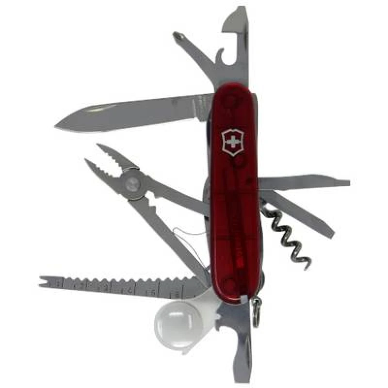 Image of Victorinox Victorinox SwissChamp 1.6795.T Swiss army knife No. of functions 33 Red (transparent) 1.6795.T