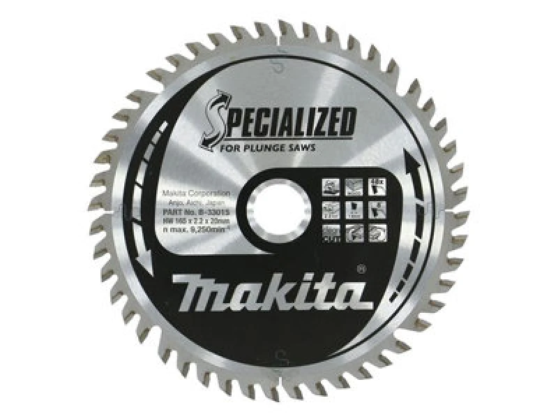 Image of KEINE ANGABE MAKITA B-33015 Circular saw blade 165mm x 20mm x 48T 8-21-2-380