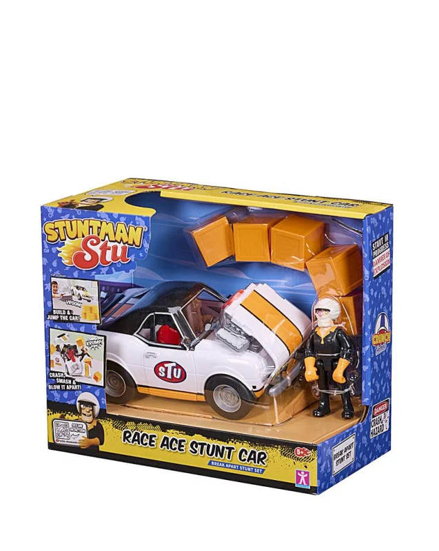 Image of Stuntman Stu Stuntman Stu Race Ace Stunt Car - Stuntman Stu Male RN53001
