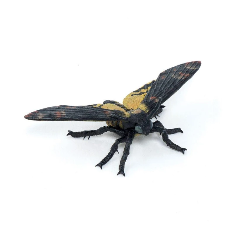 Image of Difuzed Wild Life in the Garden Moth Toy Figure, Three Years and Above, Black/Yellow (50299) Multi unisex