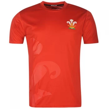 Image of Rugby World Cup Poly T Shirt Mens - Wales