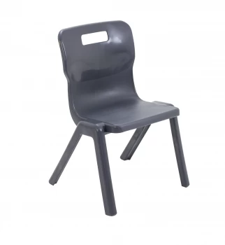 Image of Titan One Piece Chair Size 3 - 350mm Seat Height - Charcoal