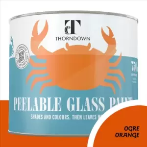 Image of Thorndown Ogre Orange Peelable Glass Paint 750ml