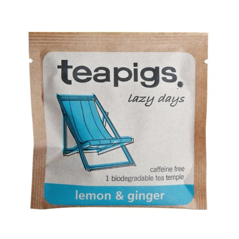 Image of Teapigs Lemon and Ginger Envelope Pack of 50 FOTEA004 TPG75323 TPG75323