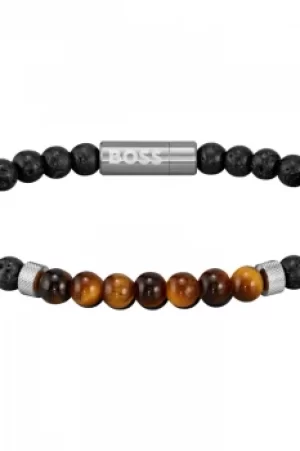 Image of Gents BOSS Jewellery Beads Bracelet 1580270