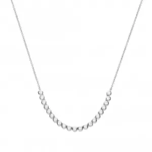 Image of Bezel Set Half Tennis Necklace N4399