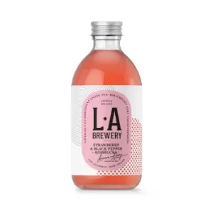 Image of LA Brewery Strawberry and Black Pepper Kombucha 300ml