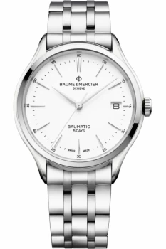 Image of Mens Baume & Mercier Clifton Baumatic Automatic Watch M0A10400