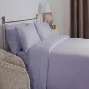 Image of Belledorm Brushed Cotton Housewife Pillowcase (Pair) (One Size) (Heather) - Heather